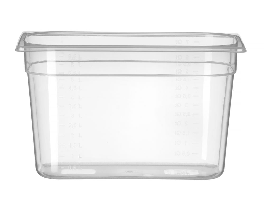 GN 1/3 Beholder i polypropylen, Profi Line, 7,8L, Transparent, 325x176x(H)200mm - Billede 4