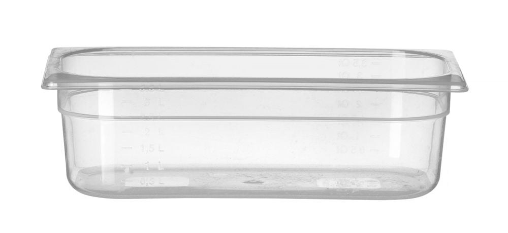 GN 1/3 polypropylen beholder, Profi Line, 4L, Transparent, 325x176x(H)100mm - Billede 6