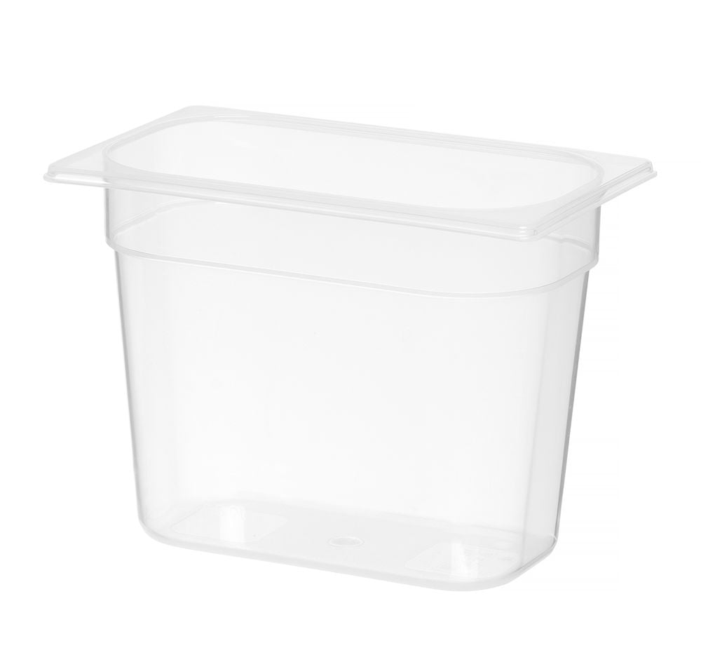 GN 1/4 Beholder i polypropylen, Profi Line, 5,5L, Transparent, 265x162x(H)200mm - Billede 3