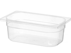 GN 1/4 polypropylen beholder, Profi Line, 2,8L, Transparent, 265x162x(H)100mm - Billede 4