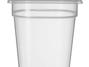 GN 1/6 Beholder i polypropylen, Profi Line, 3,4L, Transparent, 176x162x(H)200mm - Billede 2