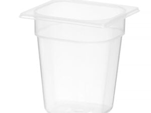 GN 1/6 Beholder i polypropylen, Profi Line, 3,4L, Transparent, 176x162x(H)200mm - Billede 3