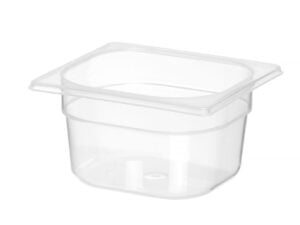 GN 1/6 Beholder i polypropylen, Profi Line, 1,6L, Transparent, 176x162x(H)100mm - Billede 4