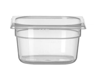 GN 1/6 Beholder i polypropylen, Profi Line, 1,6L, Transparent, 176x162x(H)100mm - Billede 3