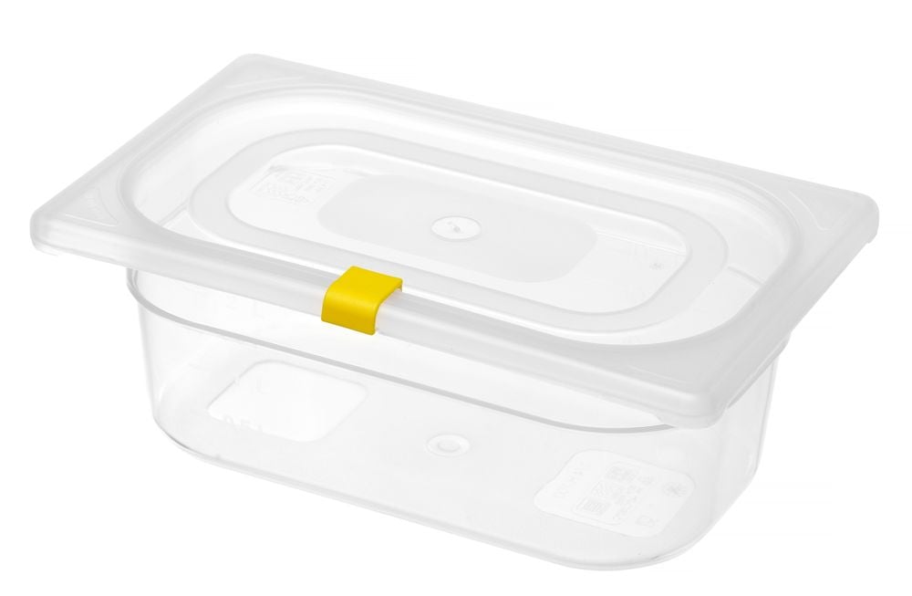 Gule clips til opbevaringsbeholdere, haccp, 12 stk. - Billede 6