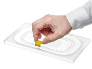 Gule clips til opbevaringsbeholdere, haccp, 12 stk. - Billede 7