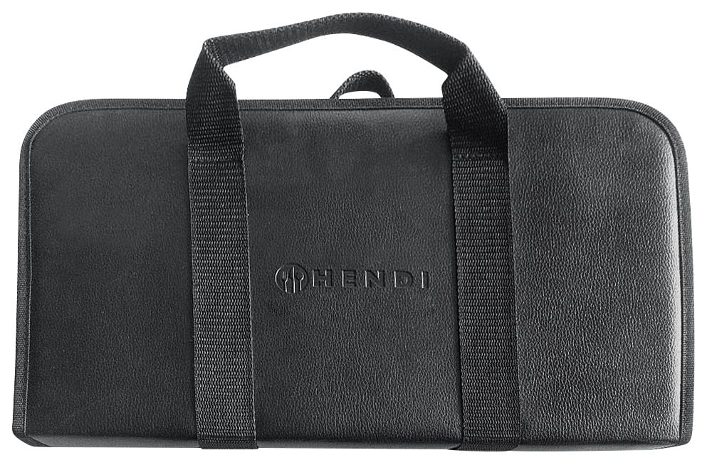 Knivsæt med 9 dele, sort, 445x260x(H)65mm, rustfrit Stål med anti-slip gummibelagt håndtag - Billede 7