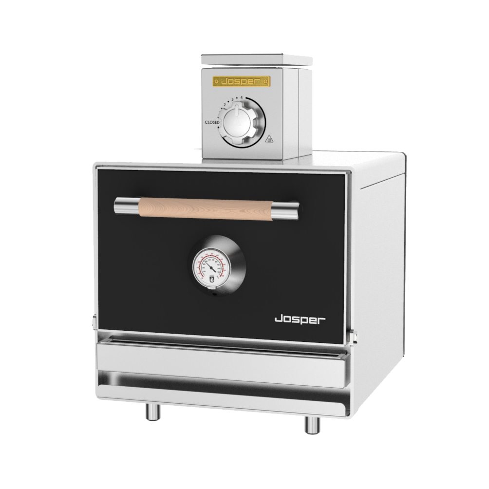 Josper HJX-15 kulgrillovn set skråt forfra
