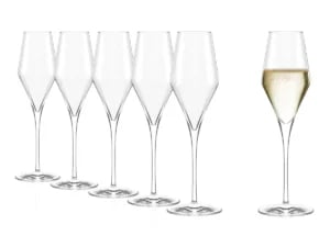 Stölzle Lausitz Champagne Glas Quatrophil - 29 cl. - Billede 4