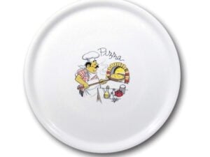 Speciale pizza tallerken, dekoreret, ø330mm, Hendi - Billede 3