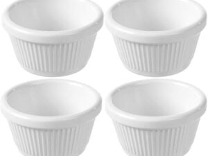 Ramekin - 4 stk, Fine Dine, 50 ml, ø70x(H)35mm, Ribbet. - Billede 5
