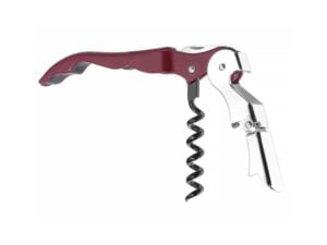 Tjenerens proptrækker, Bar op, (L)120mm. Med metalhåndtag. 3 funktioner. Med ekstra knæk i håndtag for lange propper. - Billede 7