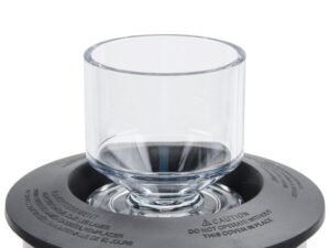 Hamilton Beach 6126-HBF600S rustfri blenderbeholder i sidevinkel