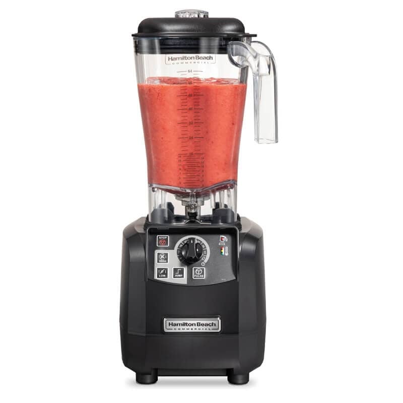 Hamilton Beach HBH650R-CE Tempest blender, sidevinkel