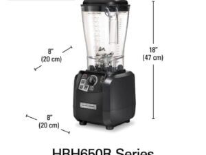 Hamilton Beach HBH650R-CE Tempest blender, produktdetalje