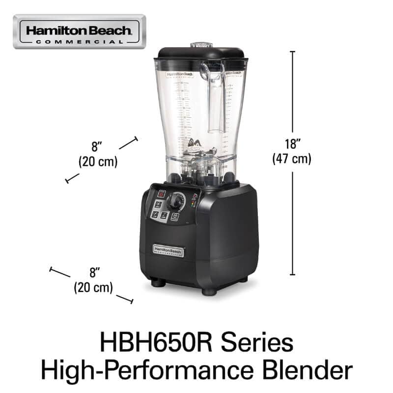 Hamilton Beach HBH650R-CE Tempest blender, produktdetalje