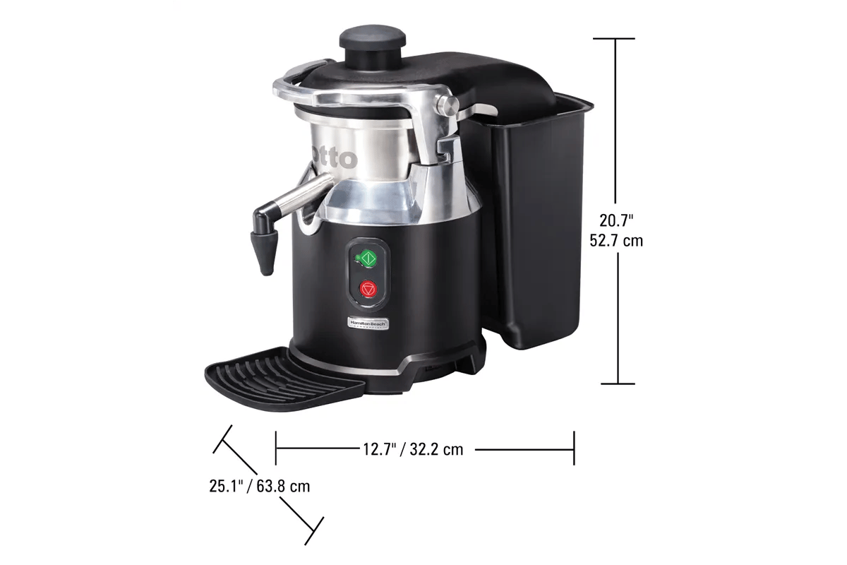 Hamilton Beach Commercial HJE960-CE OTTO centrifugaljuicer – produktbillede 3