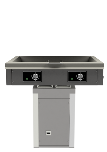 Norqi - Professionel kipsteger, medium · 150 mm · søjle · løst låg, BASIC