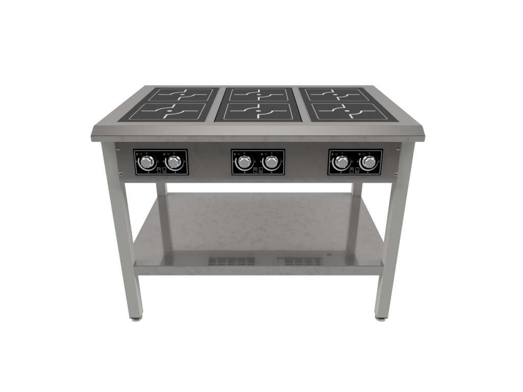 Norqi - PIN kogebord 6 zoner 310x310 5kW Large