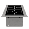 Norqi - Kogebord, PIN indbygning 310x310 3,5kW op, PIN