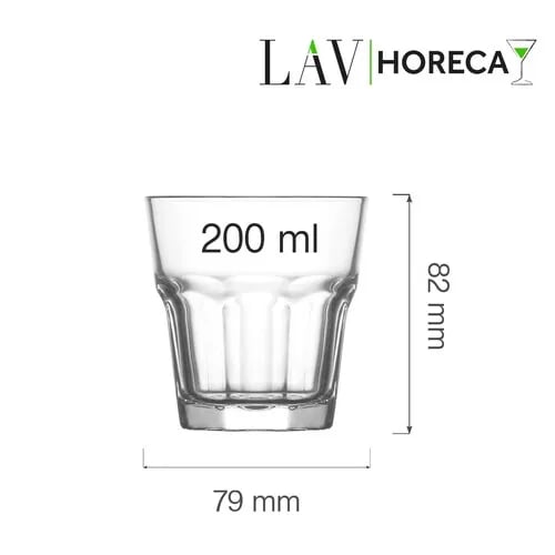 Vandglas 200 ml, LAV - Billede 2