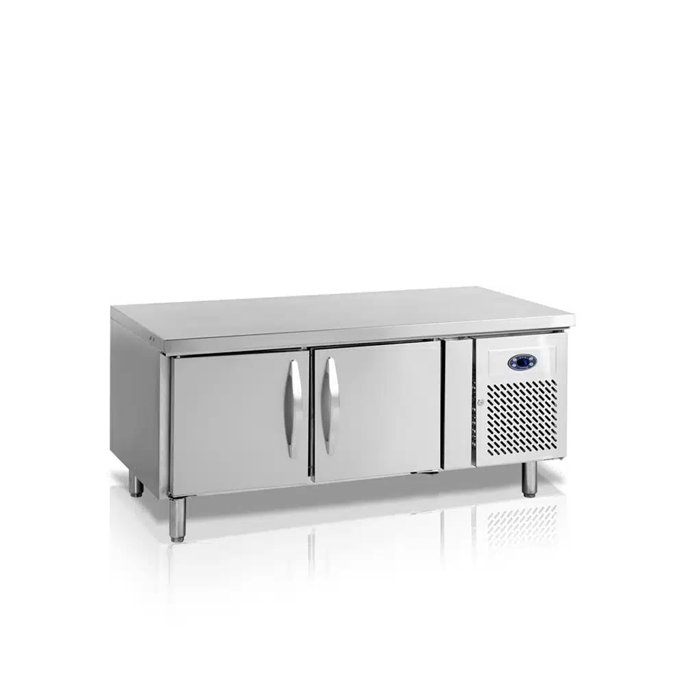 UC5210 Rustfri Lavt Kølebord med 127 liter volumen og 95 kg bruttovægt
