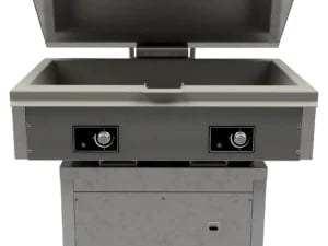 Professionel Kipsteger 80L med Elektrisk Kipfunktion og 2 Varmezoner
