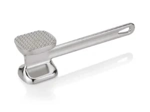 Kødhammer, Alu, flad+riflet, 400g, 25,5 cm