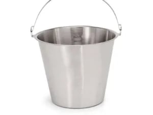 Spand med skalering, CrNi, 10l, Ø30x27cm