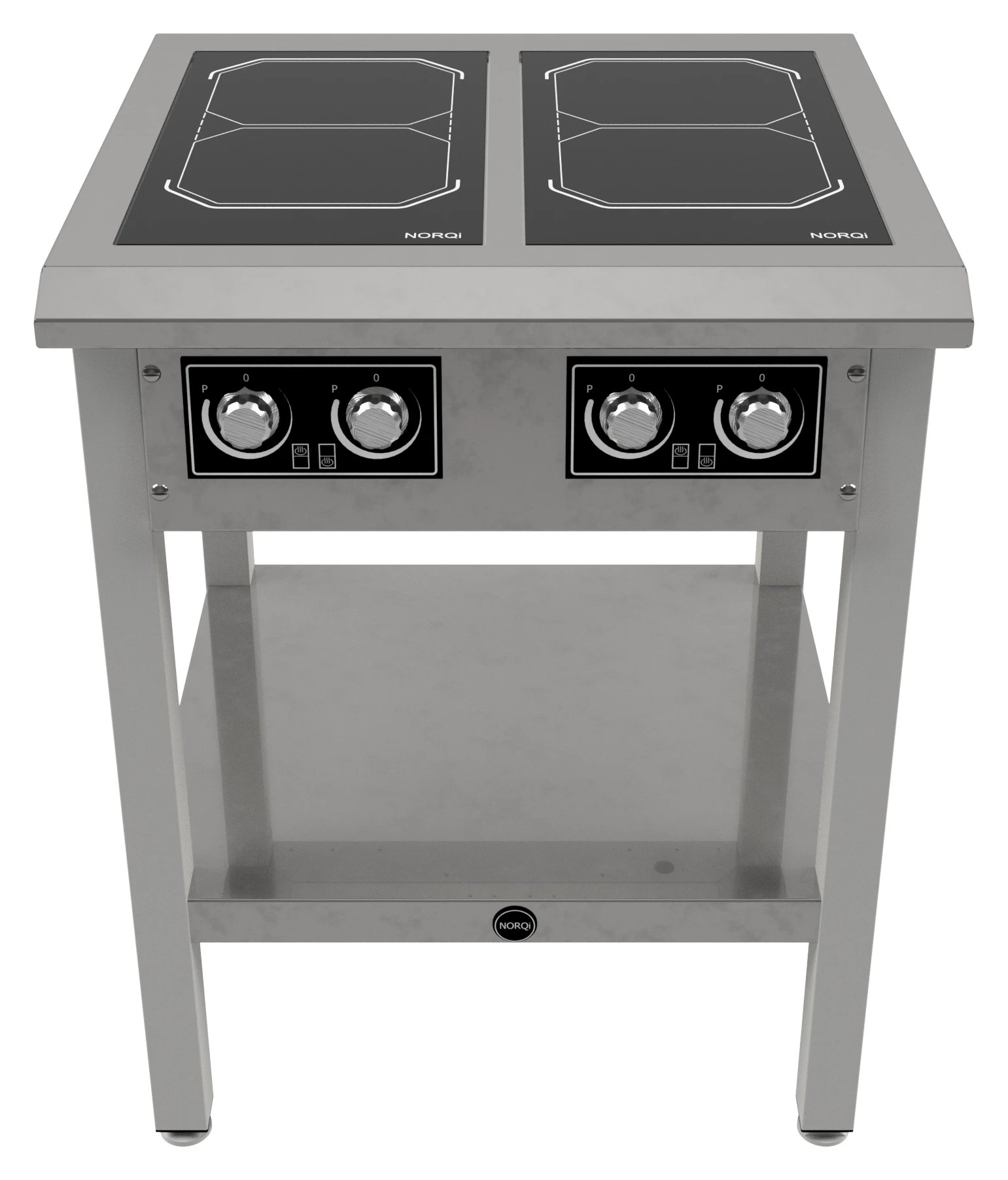Norqi - SPIN kogebord 4 zoner 220x180