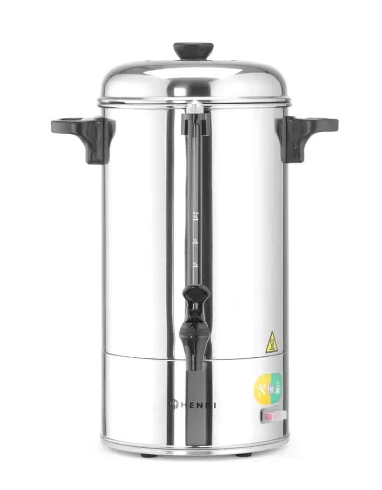 Enkeltvægget percolator i rustfrit stål, 6 l, 1500w