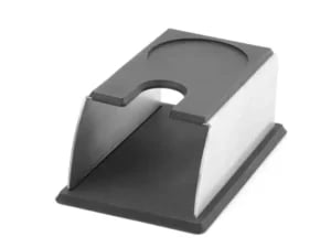 Robust tamperholder i kulstofstål, 93x142x60mm med aftagelig bar