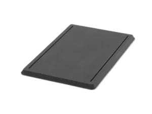 Robust tamperholder i kulstofstål, 93x142x60mm med aftagelig bar - Billede 4