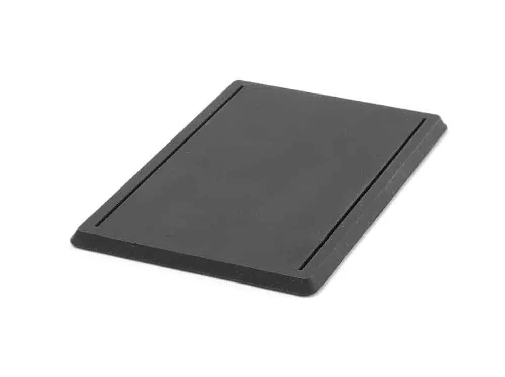 Robust tamperholder i kulstofstål, 93x142x60mm med aftagelig bar - Billede 4