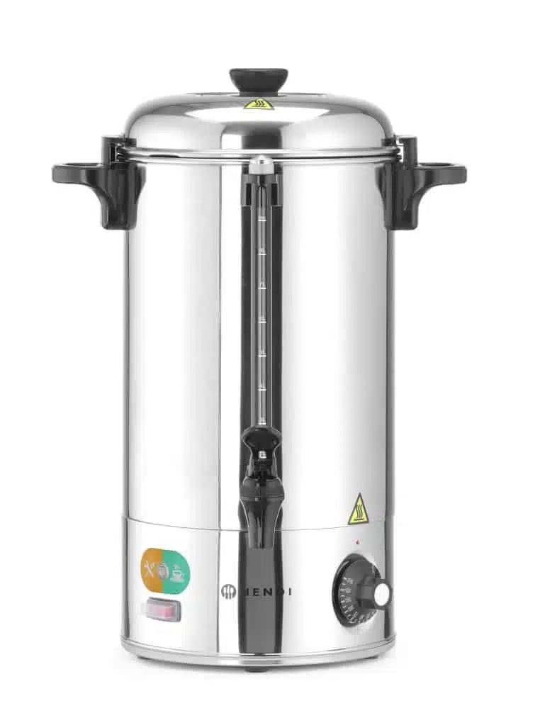 9 l sølvfarvet varm drikke kedel, 2200w