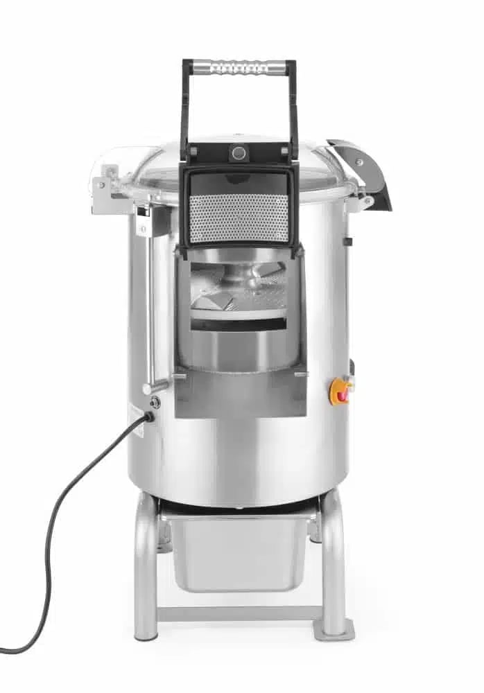 Professionel kartoffelskræller, 10 kg, 230v/750w, rustfrit stål - Billede 6