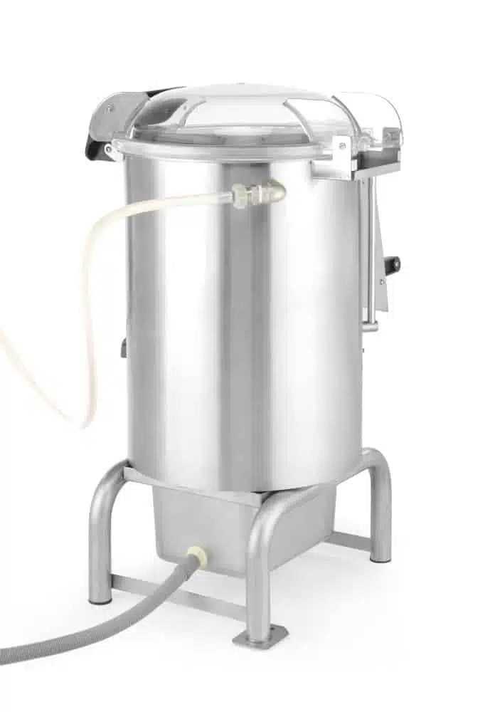 Professionel kartoffelskræller, 10 kg, 230v/750w, rustfrit stål - Billede 5