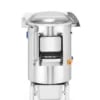 Professionel kartoffelskræller, 10 kg, 230v/750w, rustfrit stål
