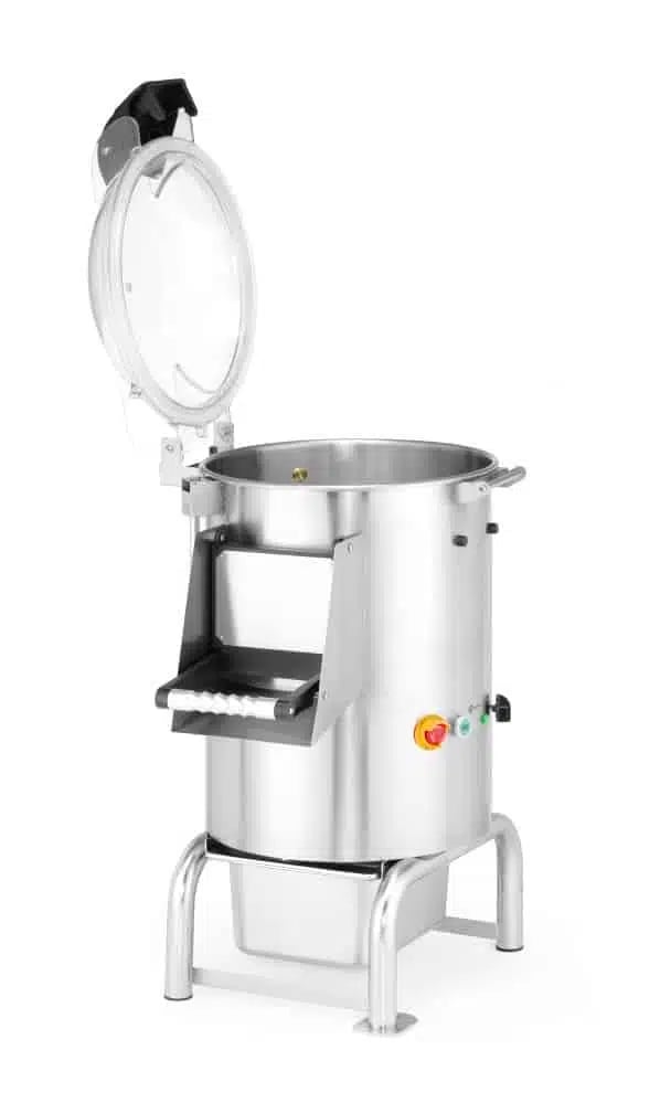 Professionel kartoffelskræller, 10 kg, 230v/750w, rustfrit stål - Billede 3