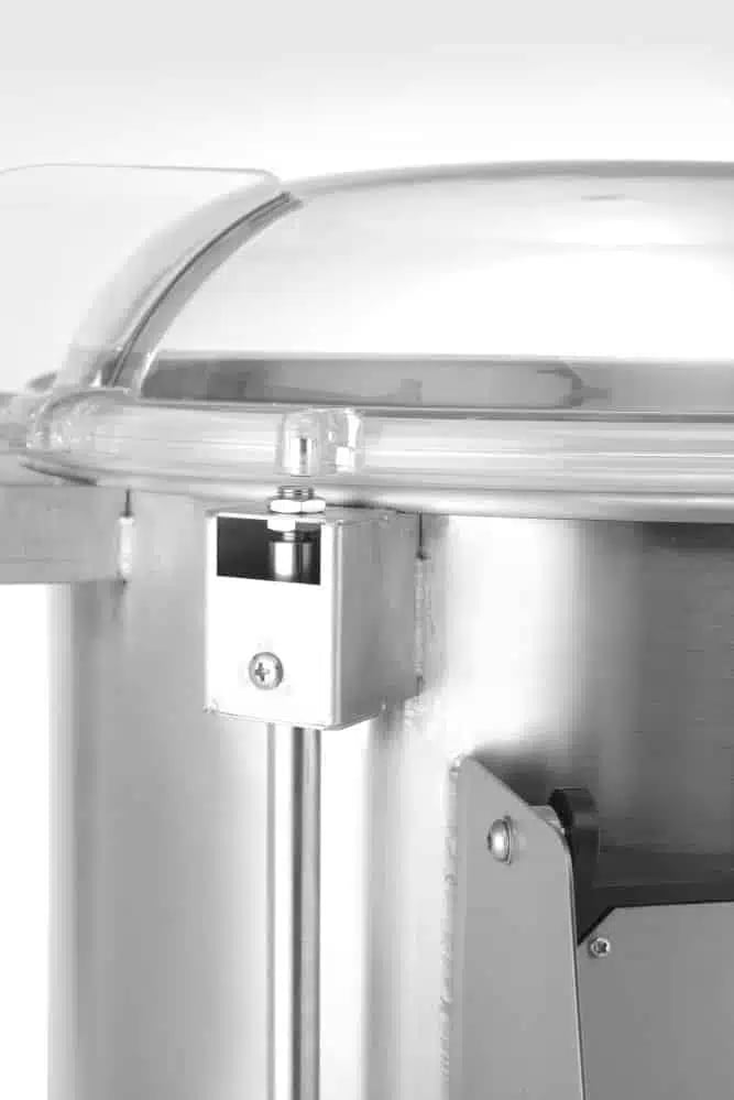 Professionel kartoffelskræller, 10 kg, 230v/750w, rustfrit stål - Billede 7
