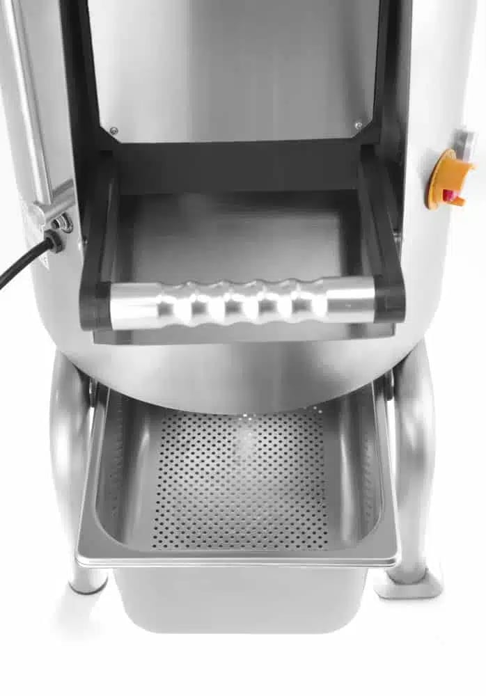 Professionel kartoffelskræller, 10 kg, 230v/750w, rustfrit stål - Billede 8