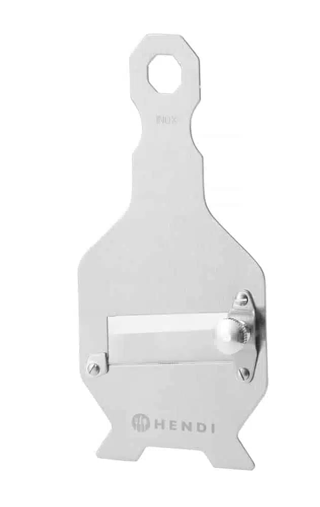 Trøffelskærer, 220x85mm, justerbar skærebredde fra 0,2 til 3 mm, rustfrit stål - Billede 2