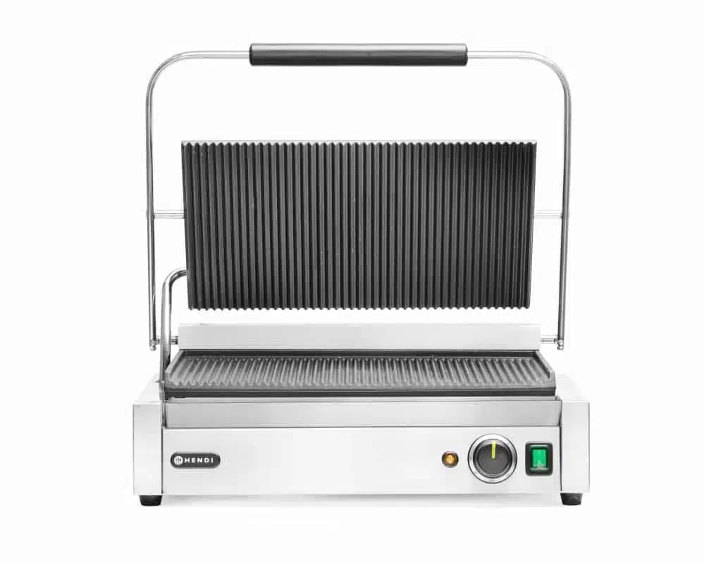 Xl panini kontaktgrill, 2700w, 230v, ribbet grillflade
