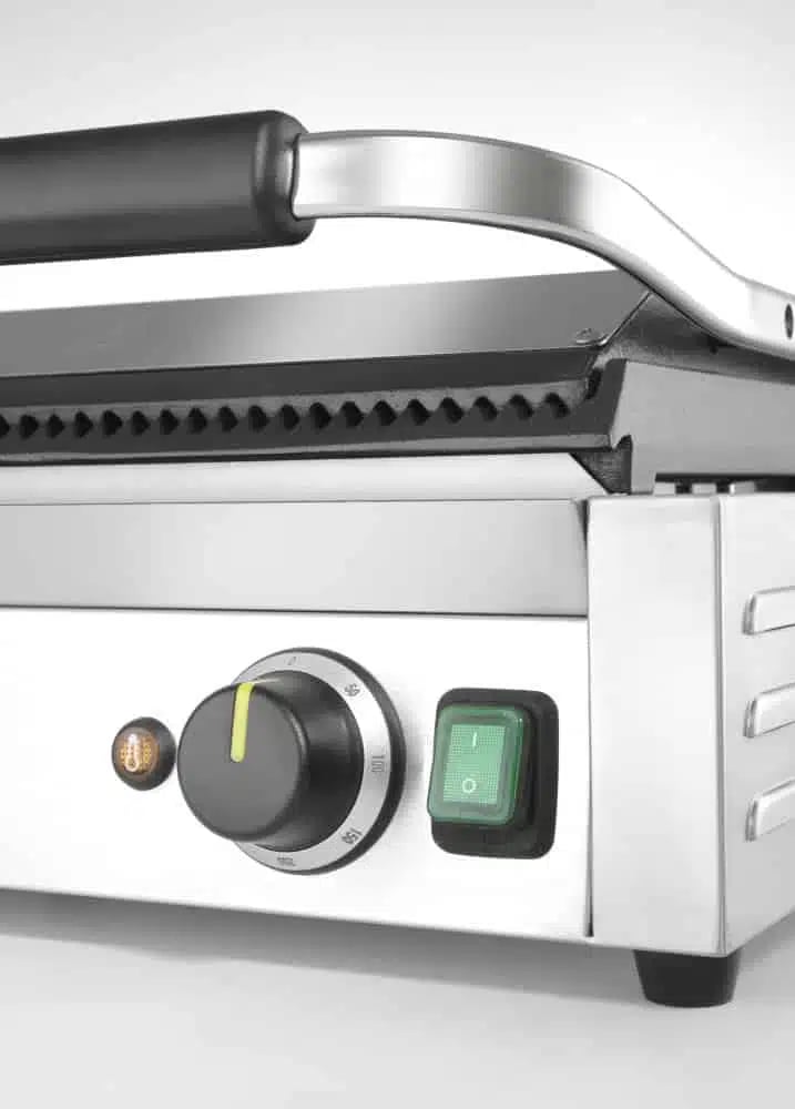 Xl panini kontaktgrill, 2700w, 230v, ribbet grillflade - Billede 5