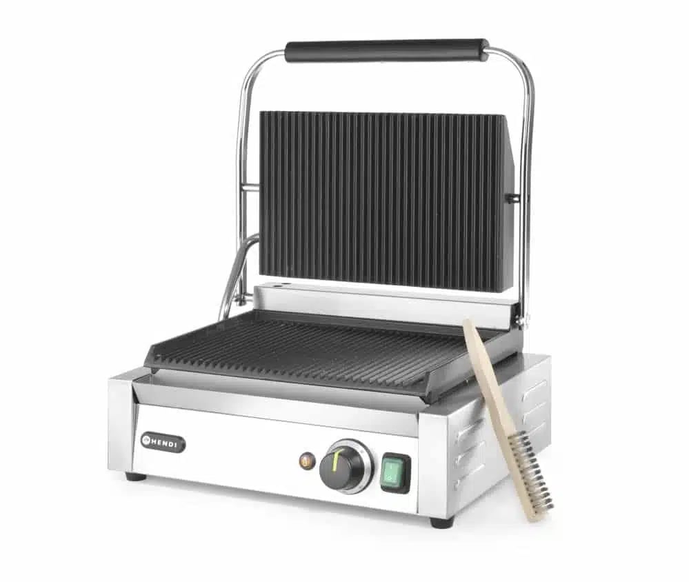 Panini kontaktgrill med rillet over- og underflade, 2200w - Billede 6