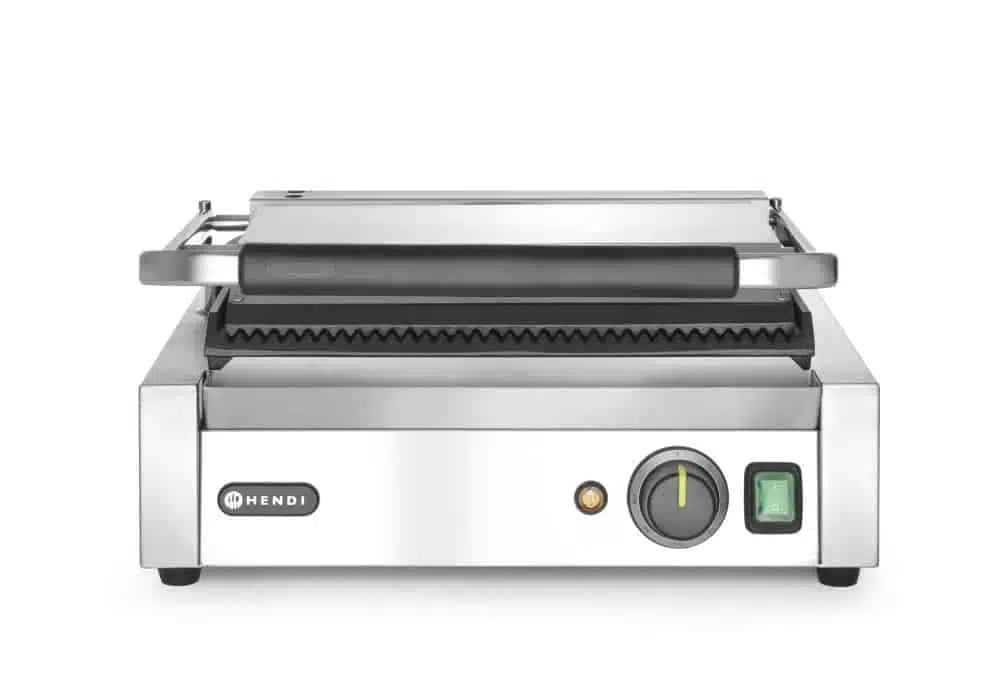Panini kontaktgrill med rillet over- og underflade, 2200w - Billede 3