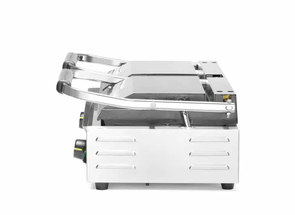 Dobbelt kontaktgrill, halvglatt, halvribbet, 230v/3600w - Billede 7