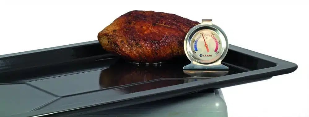 Ovn Termometer, 60x40x(H)70mm, Måleområde: +50 til +300°C, Rustfrit Stål, stk - Billede 2