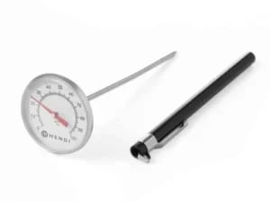 Lomme-termometer, ø44.5x(H)140mm, temperaturområde 0-100°C, rustfrit stål