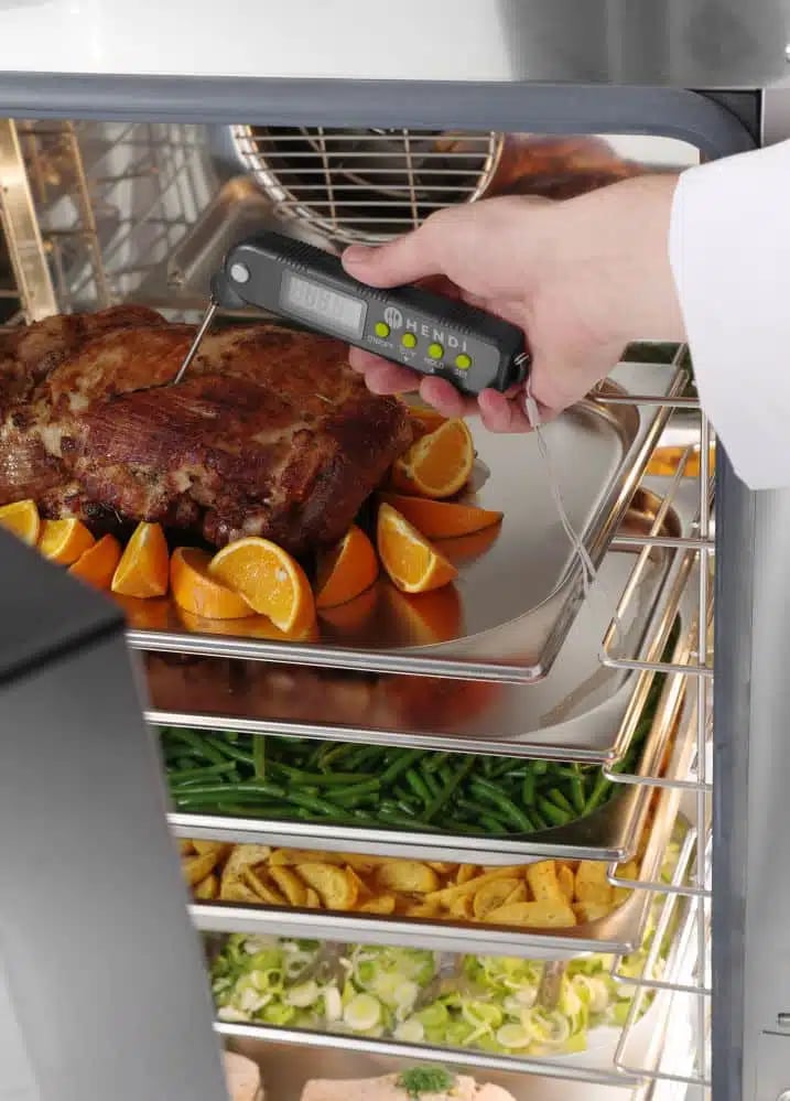 Termometer med foldbar probe, 160x40x(H)25mm, temperaturområde -50° til 300°C - Billede 5